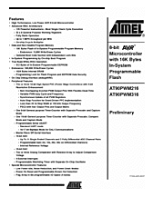 DataSheet AT90PWM316 pdf